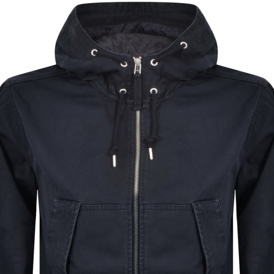 Pretty Green Cooper Short Parka Jacket Black